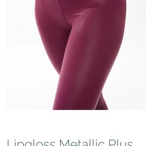 Zyia Lipgloss Metallic Leggings